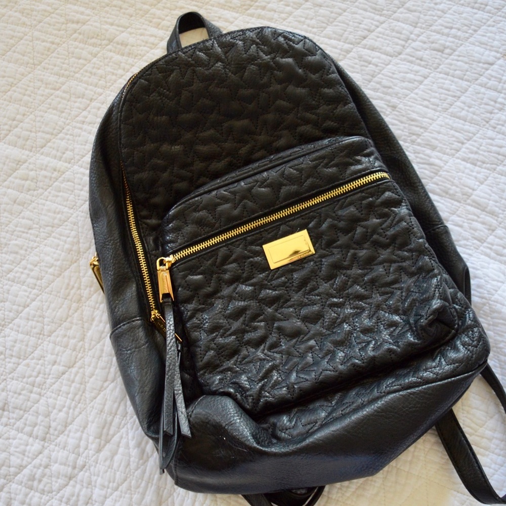 Black Star Pattern Juicy Couture Backpack